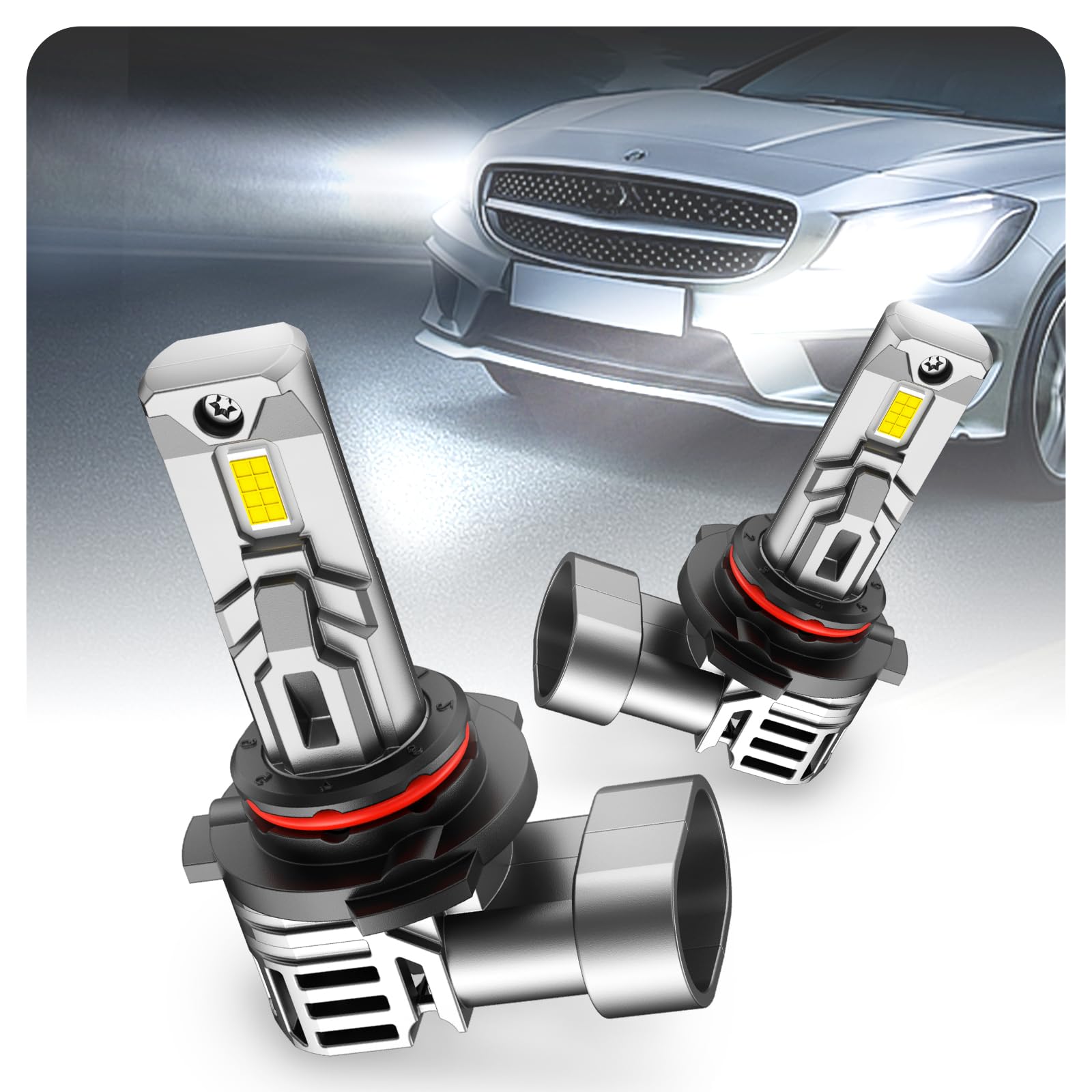 

Светодиодная лампа головного света SEALIGHT S1pro-HB4/9006 HB4, с регулируемым углом, взрывоопасный свет, 30 000 люмен, 12 В, совместимая HB4/9006