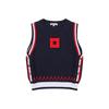 Women Semi Square Neck Vest Of2013la Navy