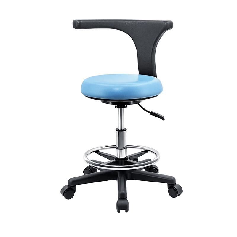 YunDuo Dental Assistant Stool with Backrest