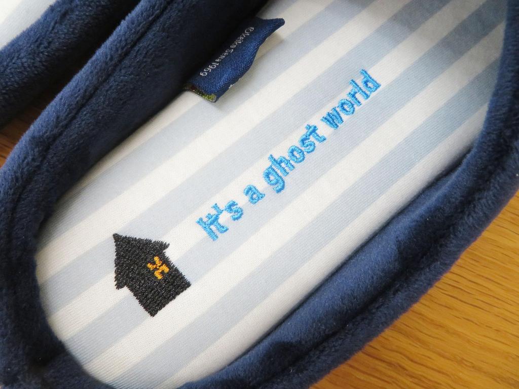 Atelier Momo and Momo Afraid of Room Size "Who's Me?" Shoes, Slippers, Navy, M, 23-25cm, NS43590-32