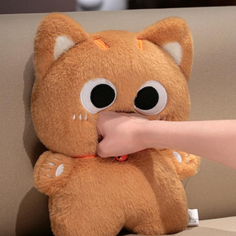 TreasuringU New 20/40cm Cartoon Cat Plush Toys Cute Animals Stuffed Doll Pillows Soft Sofa Car Toy Birthday Gifts