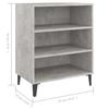 Sideboard Concrete Grey 57x35x70 cm Engineered Wood