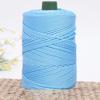 Summer Crochet Yarn Ice Rope 3mm Thread for Hand Knitting Bag Sun Hats Shoes Woven DIY Hook Cushion Silk Medium Thick about 200m