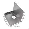 Shelf Bracket with Tray Heavy Duty Stainless Steel Thickened Support Brackets for