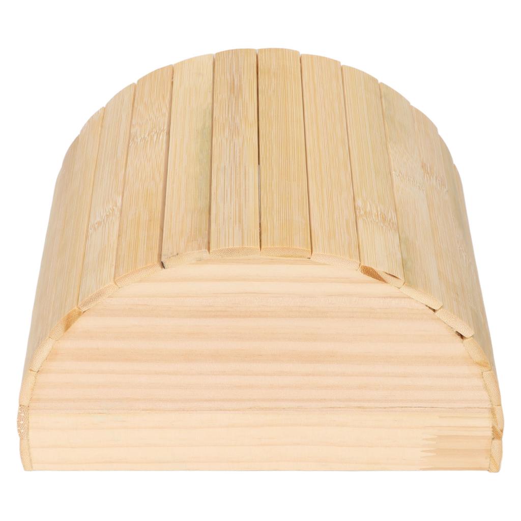 Hamster Wooden House Bite Resistance Arched Guinea Pig Wood Hideout for Hamster Dwarf Hamster Golden Bear