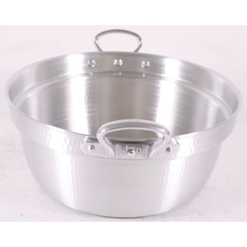Nakao Aluminum Manufacturing Aluminum King Hammered Cooking Pot (with Measuring Scale) 30cm