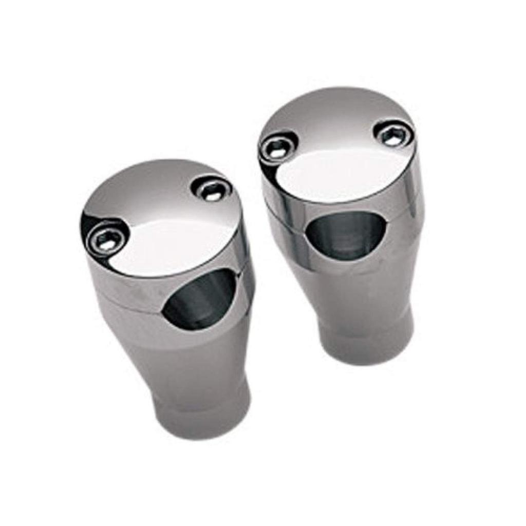 Drag Specialties Handlebar Risers for Socket Head Top Harley-Davidson, 3-inch (75mm), DS-290220