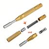 38Pcs Number and Letter Stamp Punching Set 3mm A-Z 0-9 Leather Embossing Stamp Punching Tool with Stamping Handle