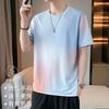 Ice Silk Short-sleeved T-shirt Men's Short-sleeved Ice Silk T-shirt Stretch Sports Short-sleeved Men's Casual Sports T-shirt
