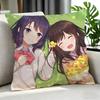 Anime Adachi And Shimamura Cushion Cover Cushion Cover Set 4Pcs 50X50 45X45 40X40 Pillowcase Decorative Sofa Home Decor