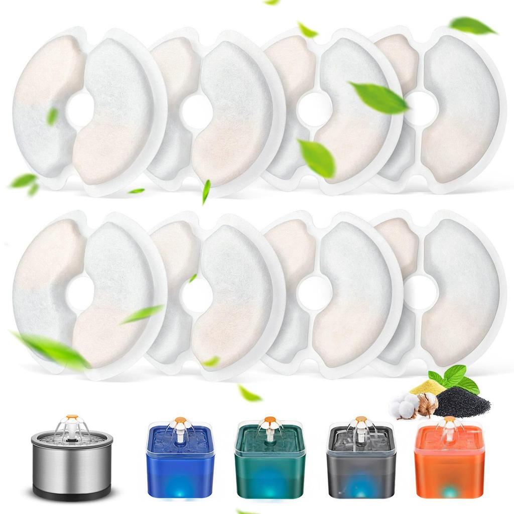 Popular Pet Water Fountain Filter for Cats - Round Notch Design