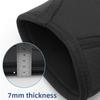 7Mm Diving Material Pressurized Knee Silicone Anti-skid, Protective Weightlifting Knee Pads Squat Fitness Strength Training