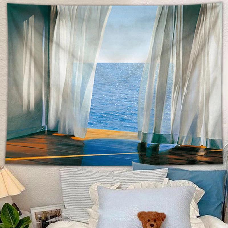 Ashou Aesthetic Background Pattern Tapestry Wall Hanging Decoration Home Art Room