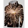 Herbst Winter North Eisbär Pullover Langärmel 3D-Druck Herren Hoodie Schwarzes Katzenmuster Trendige Sportbekleidung Sweatshirt