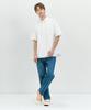 BASIC HOUSE Oxford Semi-Overfit Short Sleeve Shirt White Lzws3101