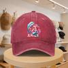 A MenS Baseball Cap Featuring a Mermaid And Dolphin Design Stylish And Casual Adjustable for Spring And Autumn Outings Perfe