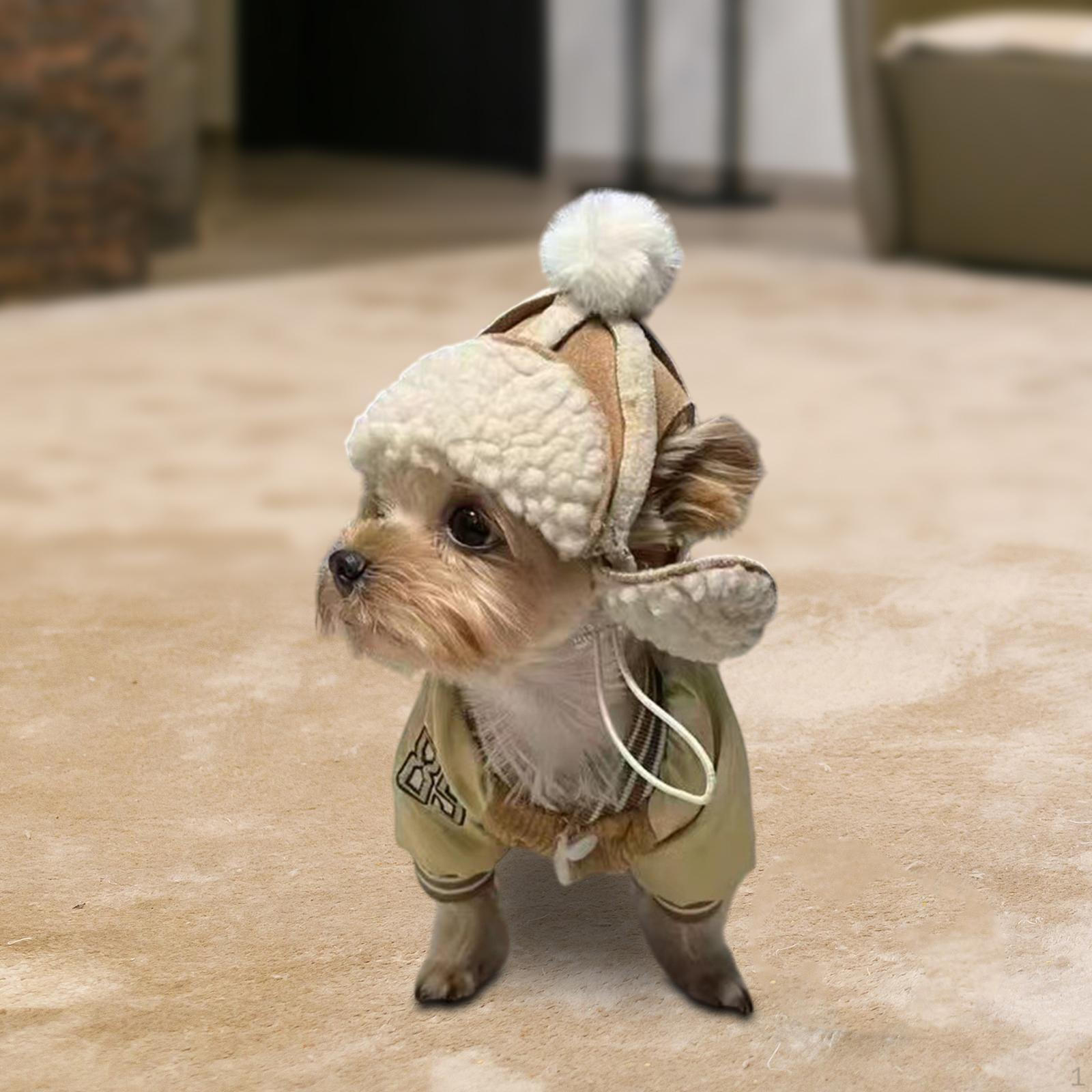 

Очаровательная шапка для собак, шапочка для щенков, легко носить, аксессуар для костюма для вечеринки, головной убор с отверстиями для ушей для кошек S