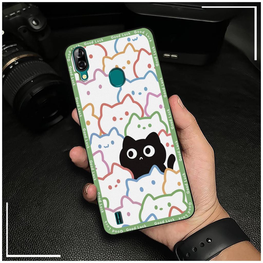 Durable Cute Phone Case For Blackview A60 Pro Waterproof Silicone Graffiti Anti-knock Phone Pouch TPU Soft Case Cartoon