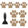 8pcs Non slip Bathtub Stickers Self-Adhesive Paw Print Decals Prevent Slips and Falls in the Bathroom Improve Security