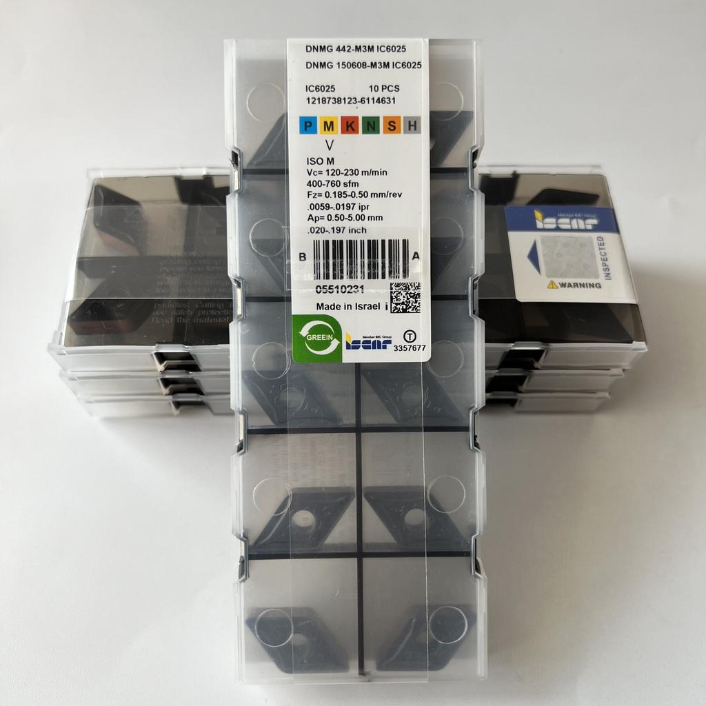 ISCAR / DNMG150608-M3M IC6025 / Industrial Indexable Carbide Inserts 10 Pcs
