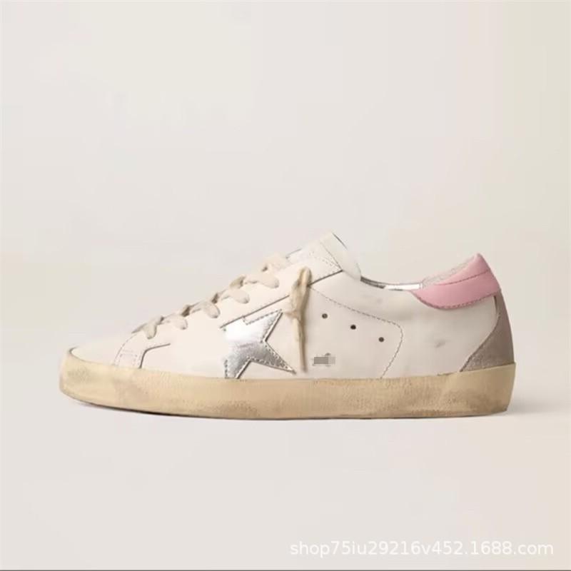 Scarpe da Ginnastica Loafer Donna Stampa Stelle Usurata Tacco Basso Comode Casual con Suola in Gomma
