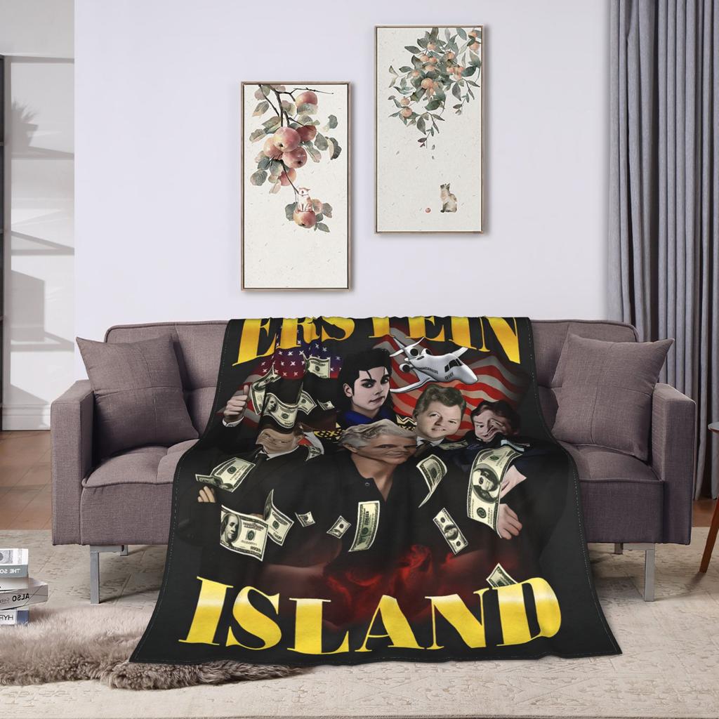 Lustige Jeffrey Epstein Decke Qualität Warm Weich Bettwäsche Überwürfe Winter Reise Büro Sofa Stuhl Druck Tagesdecke