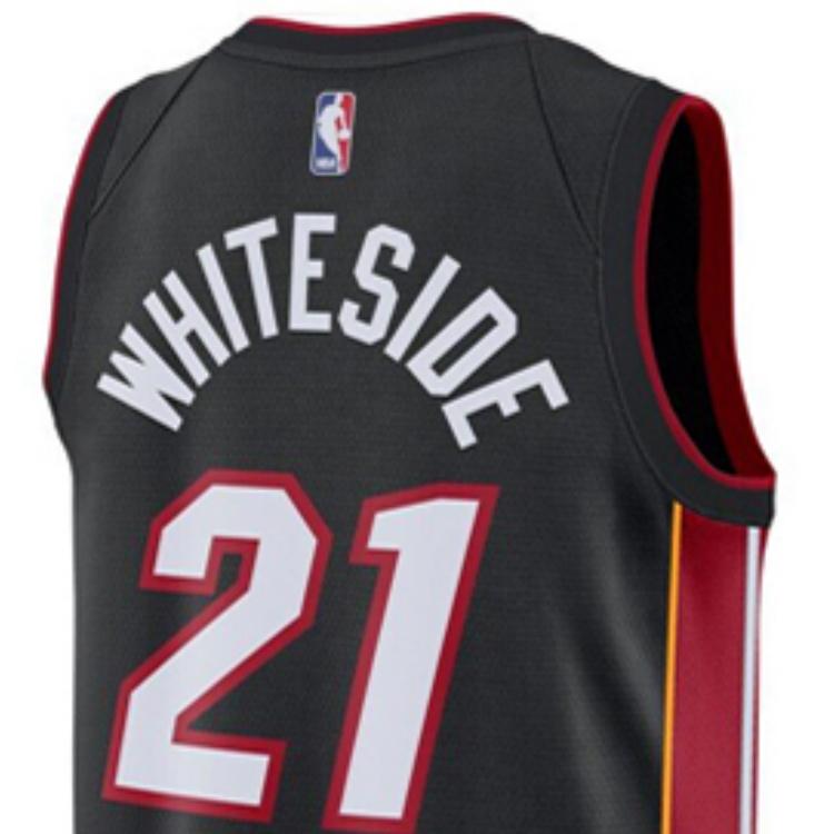 Nike Icon Edition NBA Team limited Jersey SW Fan Edition Miami Heat 21 Black Men's 864487-010
