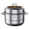 Kangbach 304 Stainless Steel 30cm Double-Layer Multifunction Steamer Pot