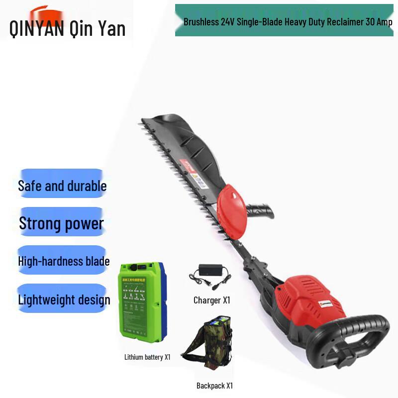 Qinyan Cordless Electric Pruning Shear & Hedge Trimmer CN Plug (adapter Included)