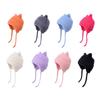 Thickened Knitted Cap Winter Hat For Kids With Thermal Ear Protection Cold Weather Windproof Design Polyester