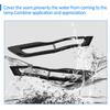 Gloss Black Tail Light Lamp Cover Trim Bezels For Jeep Grand Cherokee 2014-2021