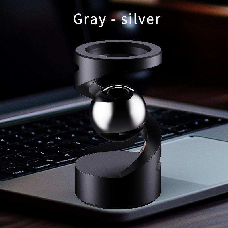

Visual Levitating Desktop Spinning Top Rotating Stress-Relieving Toy Metal EDC Stress-Relieving Toy Festival Gift чорний
