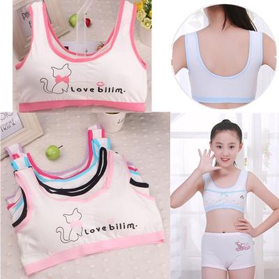 Mooie Meisjes Print Ondergoed BH Vest Kinder Onderkleding Sport Ondergoed