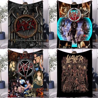 Band S-Slayer Music Blanket Design Lightweight  For Dorms, Naps, Living Room, Office,Sofa,All-Season