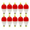 10/16Pcs EPS Foam Fishing Float with Weights Long Casting Lightweight High Visibility Buoyancy Ball Buoy Bobber Float Saltwater Freshwater Fishing