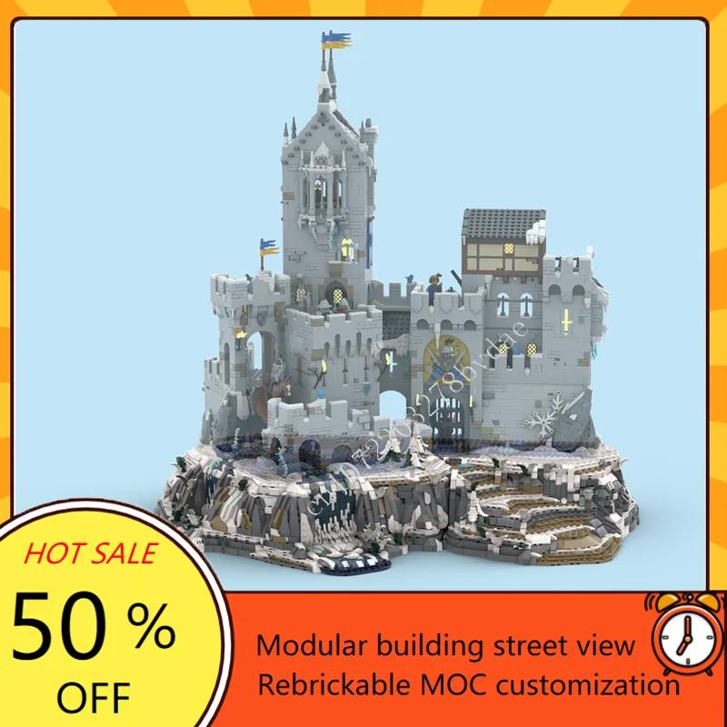 

4772 детали MOC Горная крепость DIY Модель-пазл Индивидуальный средневековый замок База для апгрейда Рождественская игрушка Подарок от Sleepless Night