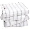 Imabari Towel Face 4-Piece Set Soft Instant Absorption Quick Dry Indoor Drying 100 Cotton Made Japan Certified Hiorie Mist (Gray)