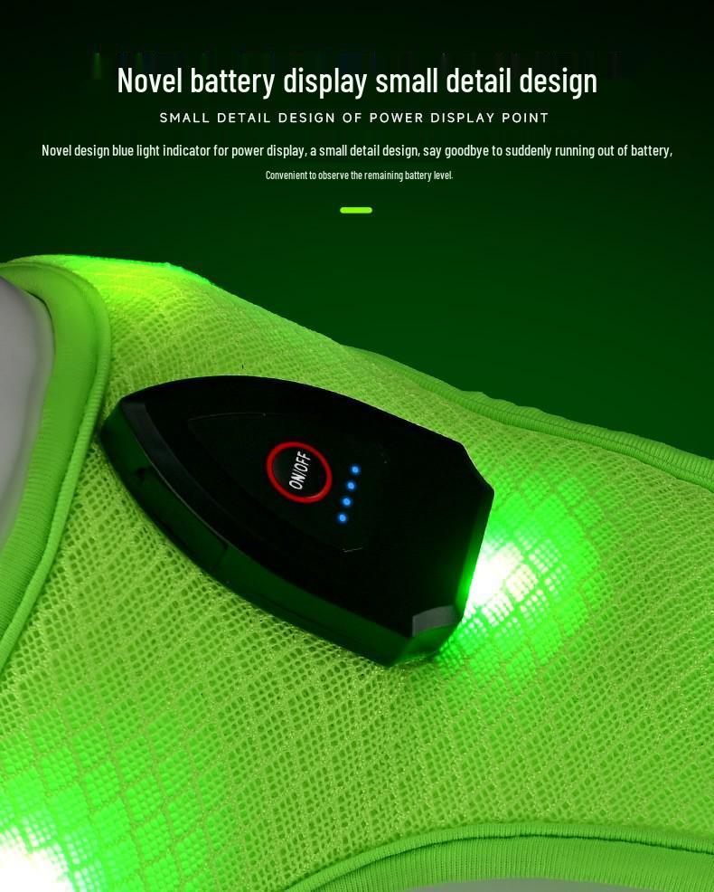 Huisdier Explosiebestendig LED Reflecterend Oplaadbaar Hondentuig