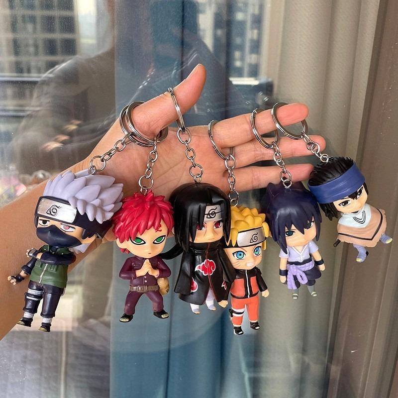 Key Chain Ferret Hand-made Cartoon Resin Naruto Sasuke Pendant Schoolbag Doll Key Chain