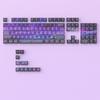 115 Key Full Set Clear PC Keycaps With Coating Dye-sublimation Keycap Enhances Durability And Light Diffusions