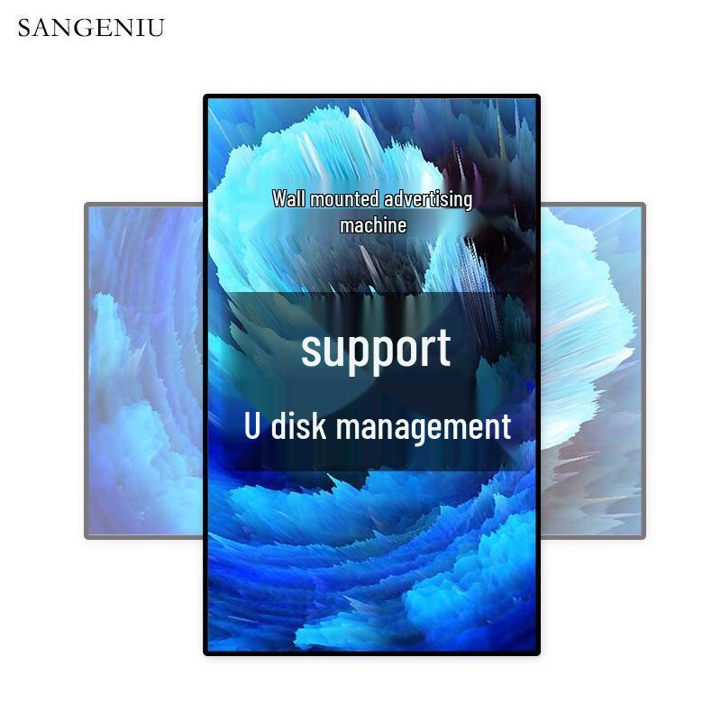 SANGENIU Wall-Mounted Digital Advertising Displays CN Plug (adapter Included)