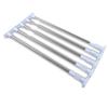 GOWKE No-Drill Stainless Steel Telescopic Shower Curtain Rod Set