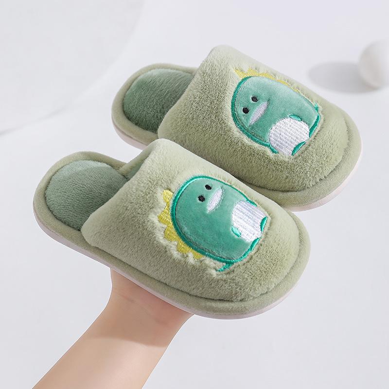 Cozy Kids' Non-Slip Indoor Mops – Soft Cotton Bottom for Parent-Child Use, Ideal for Autumn and Winter