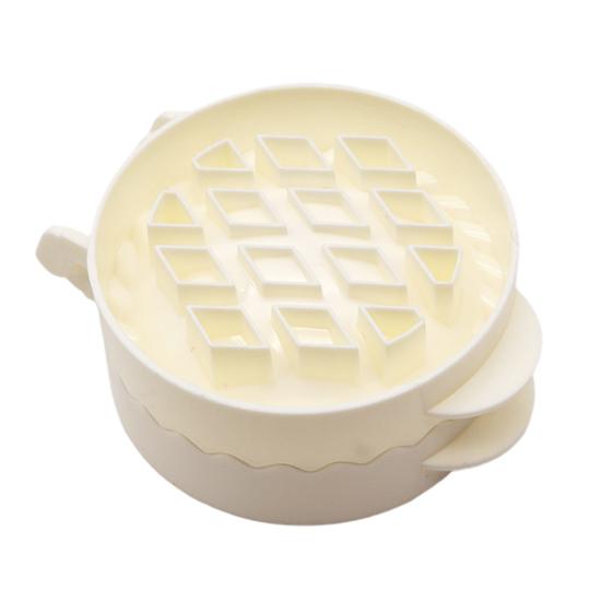 Sada formiček na jablečný koláč Plastové vykrajovátka na těsto Mini výrobník ručních koláčků Podzimní kapesní lis na koláčky pro domácí dezerty