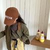 Korean Style Letter Embroidery Baseball Cap Cotton Children's Sunhat Boys Girls Baseball Hat  Kids