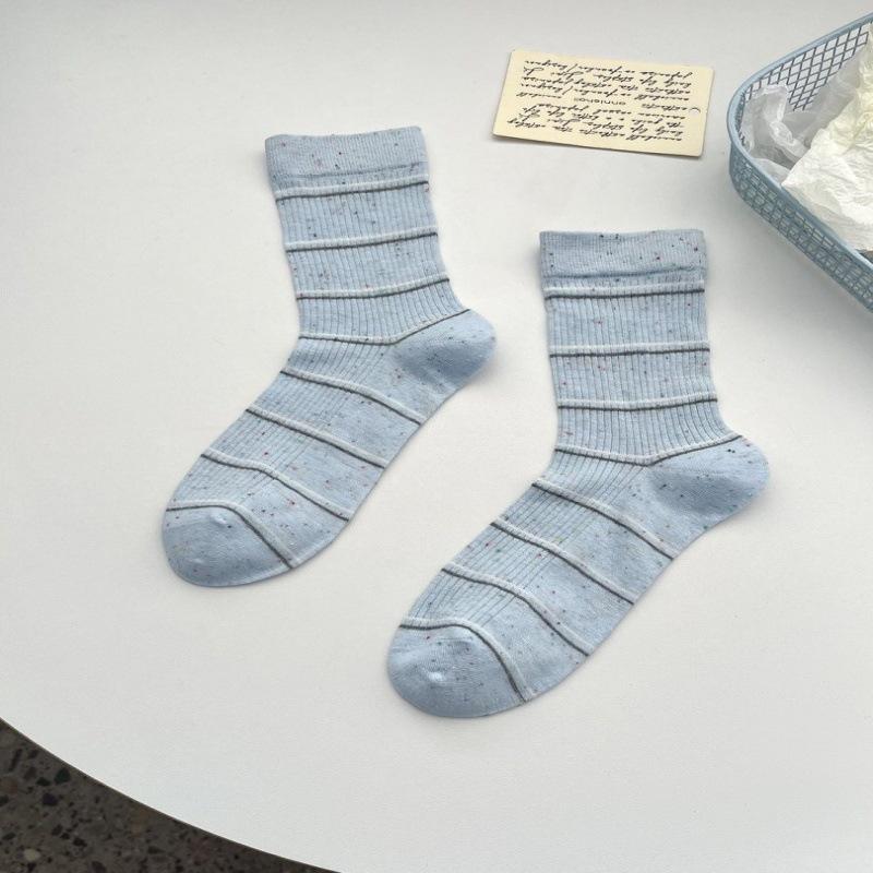 Summer Lace Breathable Cotton Mid-Calf Ballet Socks - Korean Style