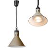 Hanging Cone-shaped Food Warming Lamp Dia. 275 Mm 250 W - Beige