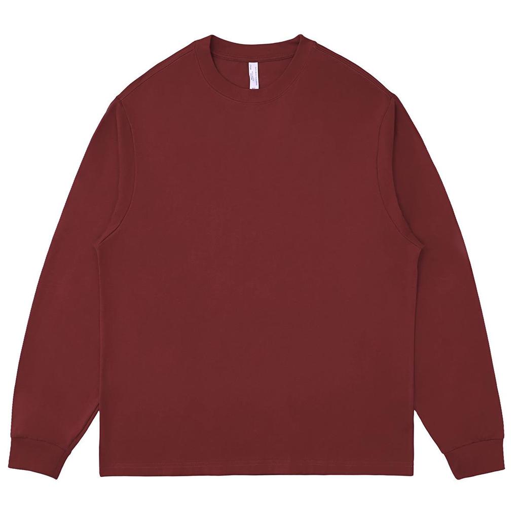 LVLV Kids Earth Tone Pure Cotton Heavyweight Long Sleeve T-shirt, Autumn/Winter 2025 Collection