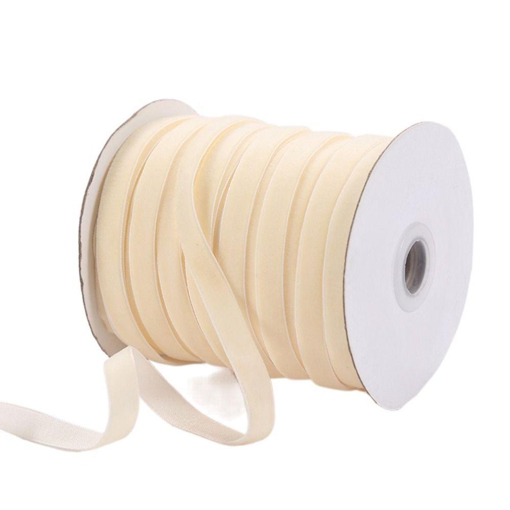Single Faced Clothing Accessories Ribbons Velvet Texture Decorative Ribbon Velvet Ribbon  Sewing