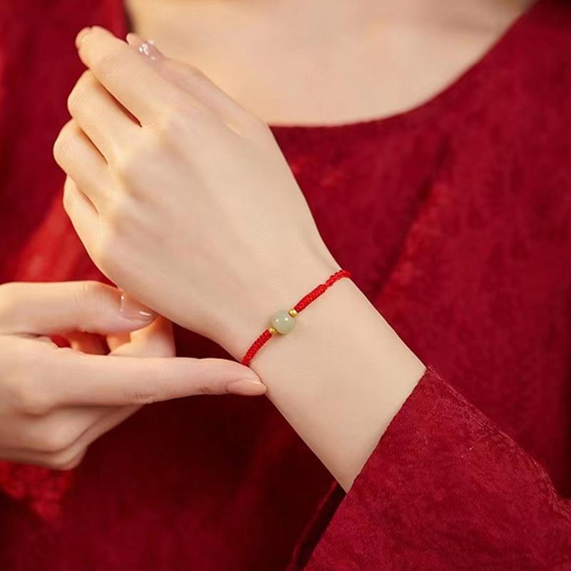 Chinese Style Handmade Adjustable Woven Rope Bracelets For Women Men Versatile Lucky Bracelets Jewelry Accessories Gifts
